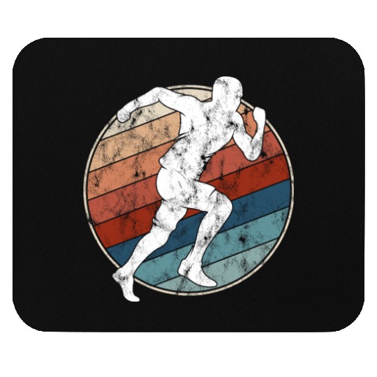 Running Retro Style Mouse Pads