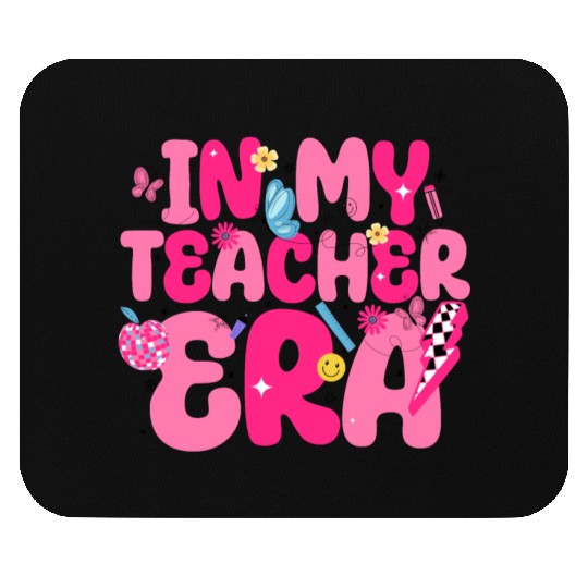 In My Teacher Era Best Teacher Appreciation Retro Mouse Pads