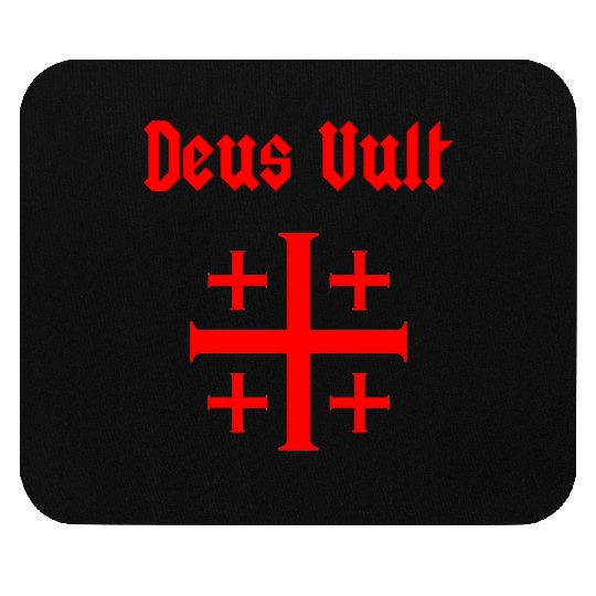 Jerusalem Cross Crus Emblem Knights Templar Mouse Pads