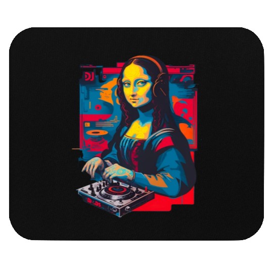 Dj Mona Lisa Mouse Pads