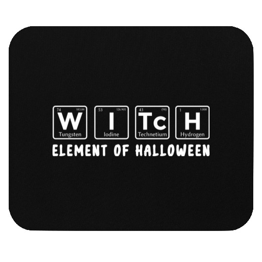 Periodic Table Witch Element of Halloween Mouse Pads