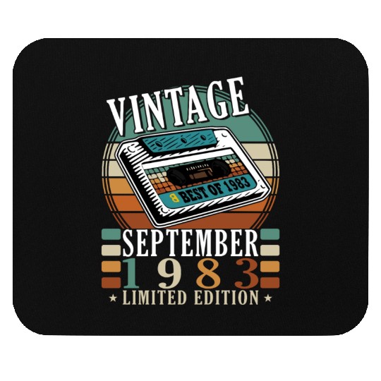 september 1983 Anniversary september 1983 septembe Mouse Pads