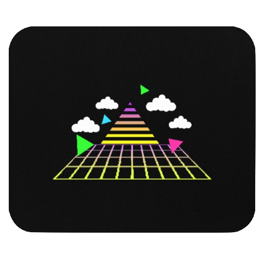 Game 8-bit pixel retro style 90s. Mouse Pads