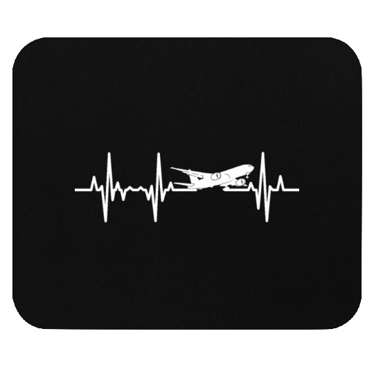 Planes Heartbeat Mouse Pads
