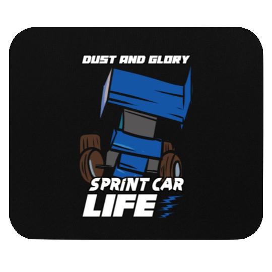 Sprint Car Mom Dirt Track Racing Racing Race Day Mouse Pads