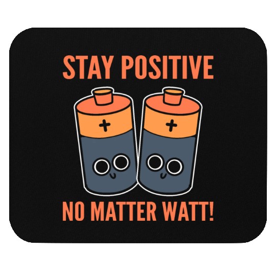 Optimistic Sayings Lineman Mouse Pads