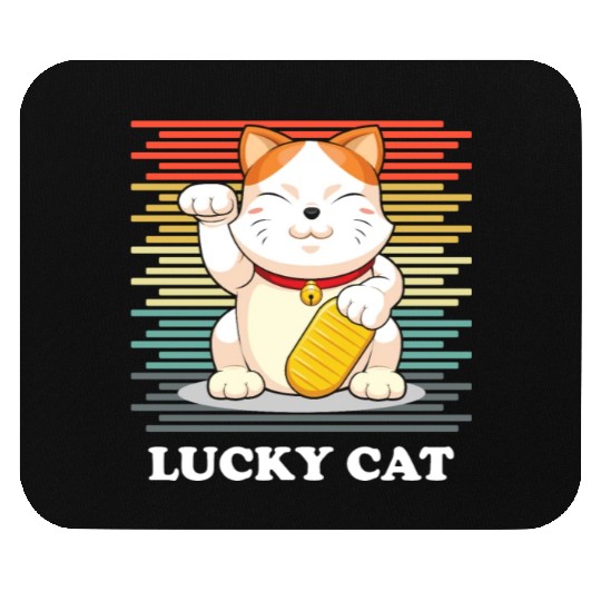Lucky Cat - Maneki Neko Mouse Pads
