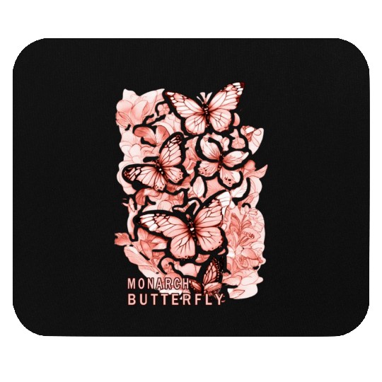 monarch butterfly Mouse Pads