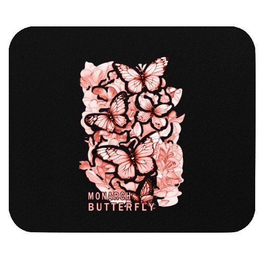 monarch butterfly Mouse Pads
