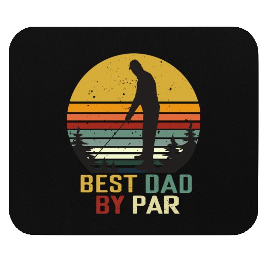 Best Dad By Par Golf Mouse Pads