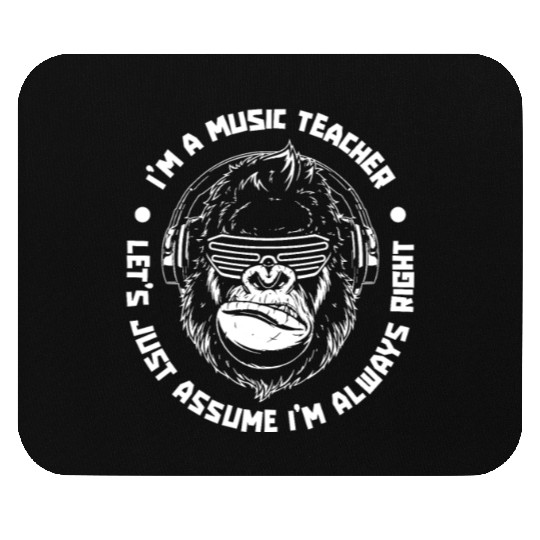 Music Teacher Funny Mouse Pads