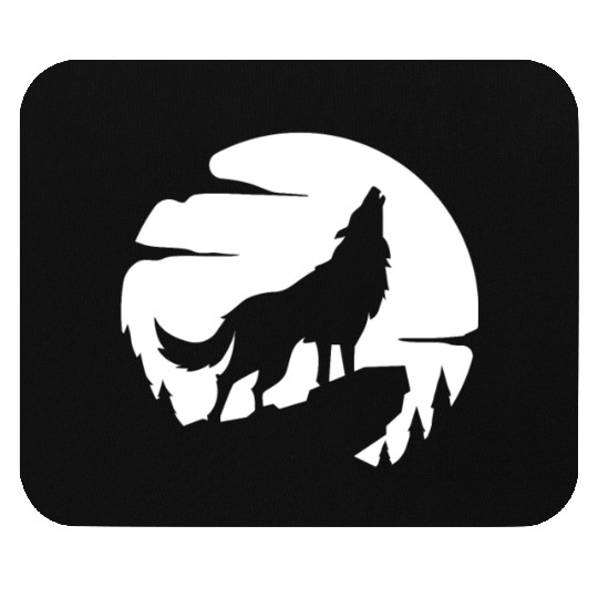 Wolf Howl Wilderness Wildlife Mouse Pads
