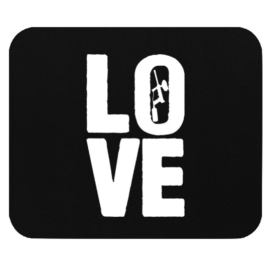 Paintball Love Airsoft Speedball Gear Camouflage Mouse Pads