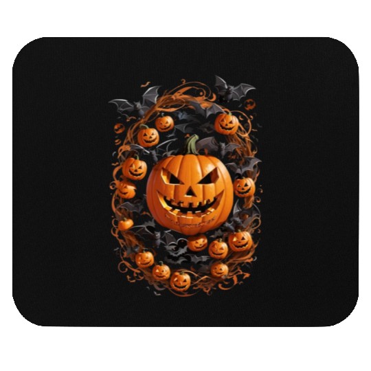 Jack-o'-Lantern Mouse Pads