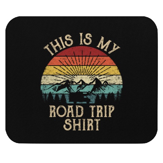 This Is My Road Trip Mouse Pads RV Vacation Travel