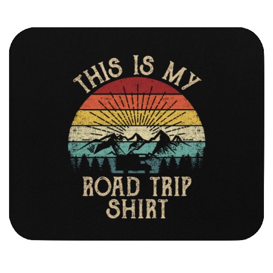 This Is My Road Trip Mouse Pads RV Vacation Travel