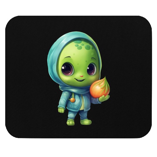 Sweet Alien Onion: Veggie Enchantment Mouse Pads