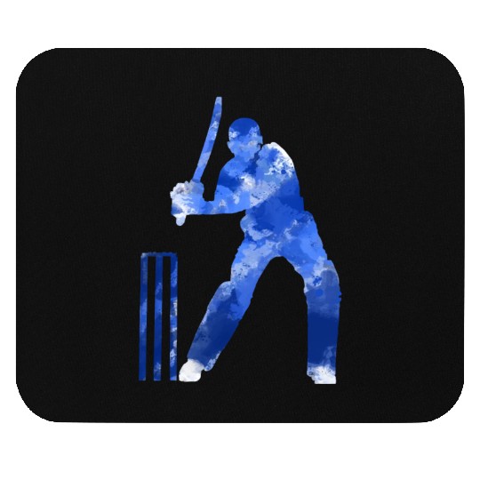 Cricket Batsman, County World One Day - I Love It Mouse Pads