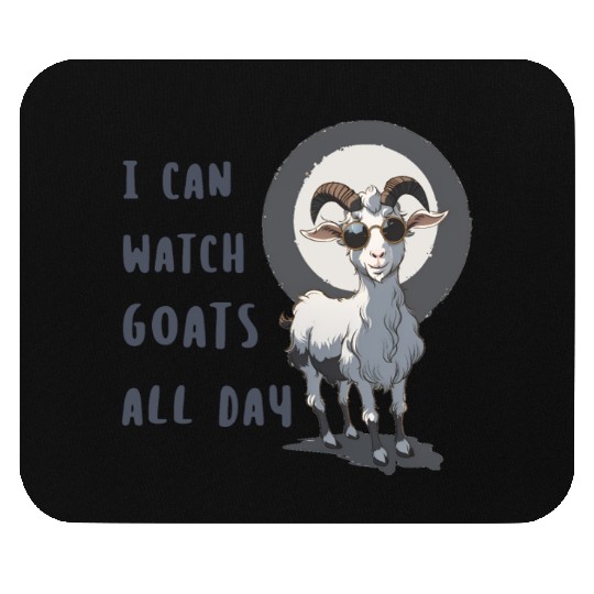 Happy Cute goat Lover Mouse Pads