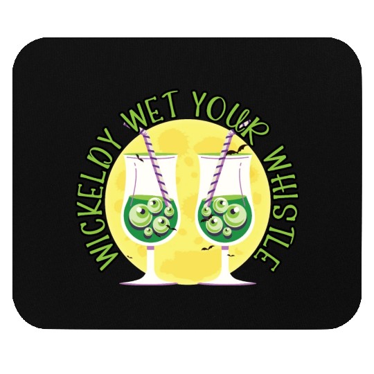 Wickedly Wet Your Whistle Bartender Halloween Mouse Pads