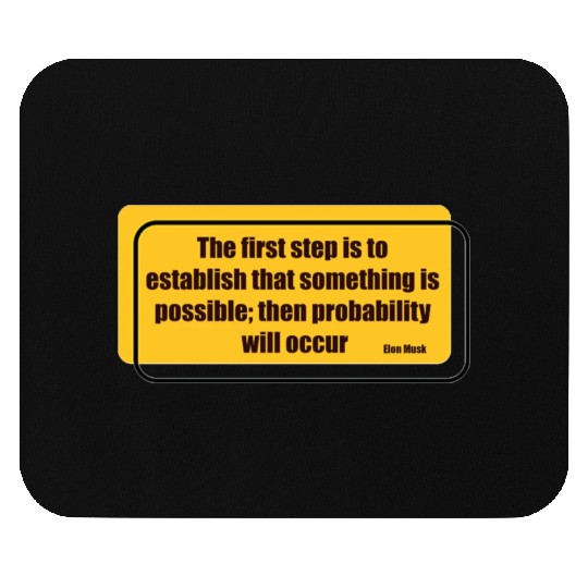 Elon Musk probability will occur 2 Mouse Pads