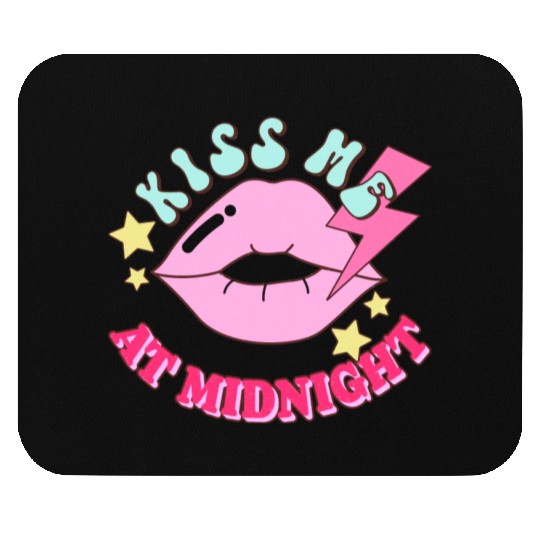 Valentine s Day Kiss Me At Midnight I Love You Be Mouse Pads