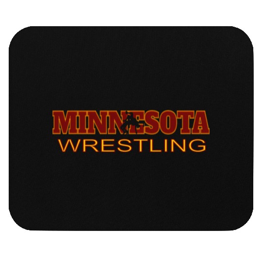 Minnesota Wrestling Freestyle Wrestler State Pride Mouse Pads