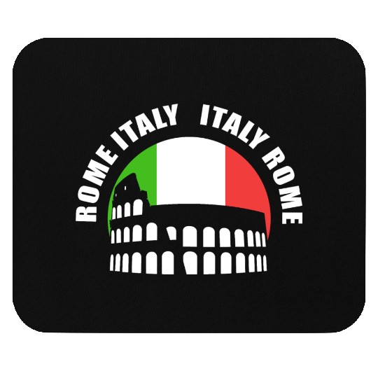 Rome Italy Tourist Guide Mouse Pads