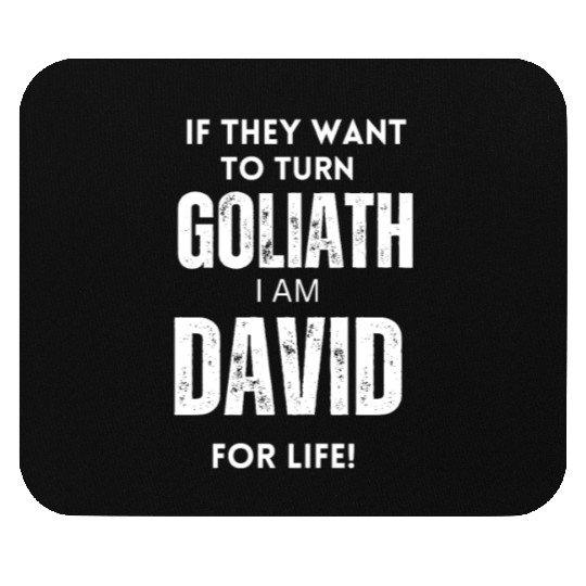 David For Life Faith Over Fear Stories Mouse Pads