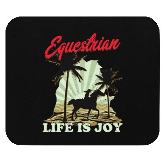 Equestrian Life Riding Girl Horseback Mouse Pads