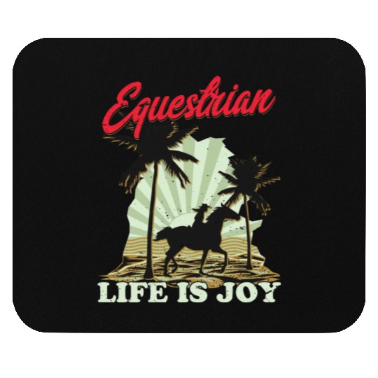 Equestrian Life Riding Girl Horseback Mouse Pads
