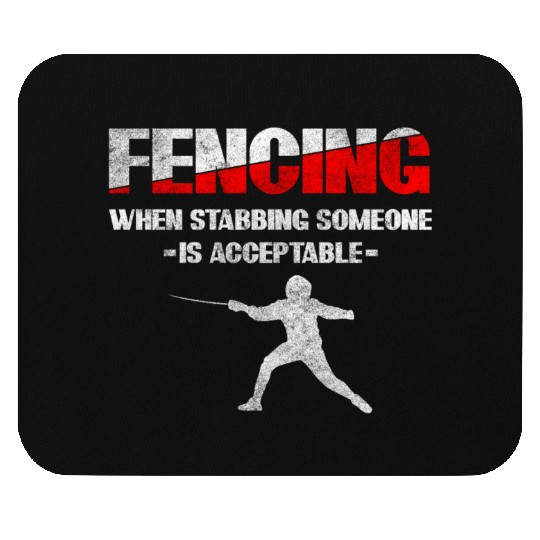 Fencer Fight Sport Fencing Tradition Mouse Pads