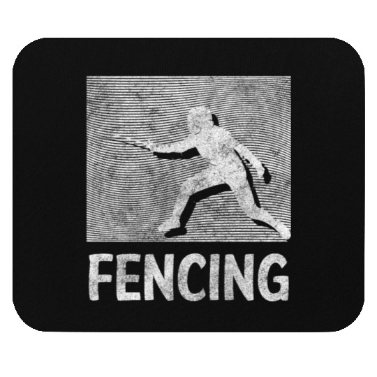 Fencing Sport Training En Garde Mouse Pads