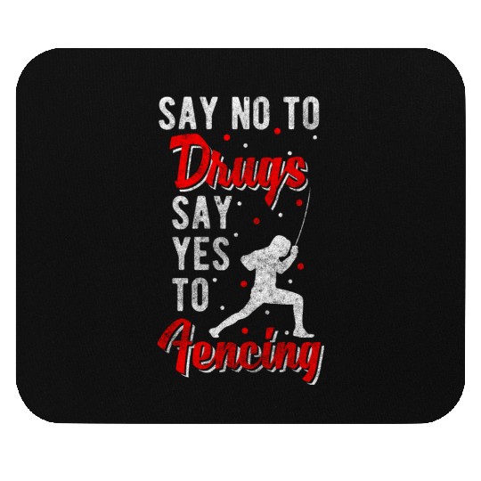 Fencer Victory Sport Fencing Hobby Mouse Pads
