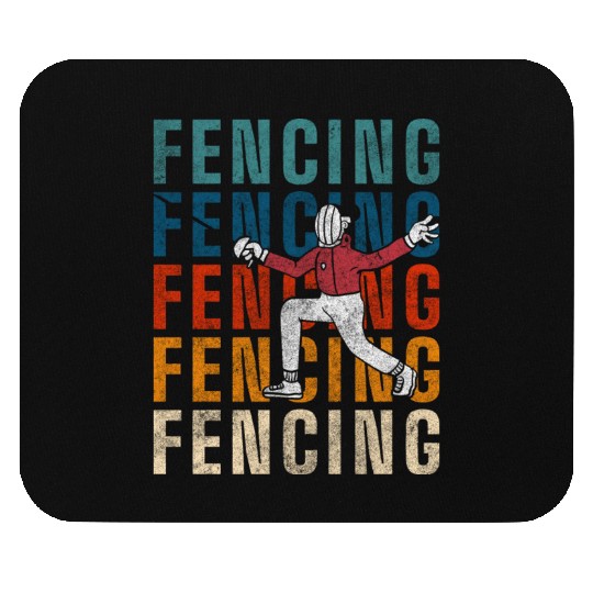 Fencing Duel En Garde Mouse Pads