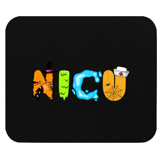 Cute NICU Halloween design Mouse Pads