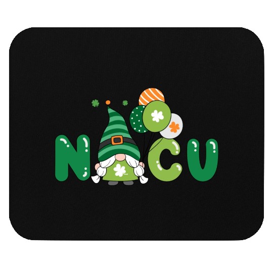 Cute NICU St. Patrick's design Mouse Pads