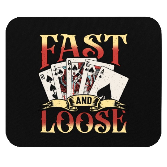 Classic Blackjack Fast And Loose Casino Card Game Mouse Pads