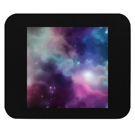 Galaxy nebula abstract design Mouse Pads