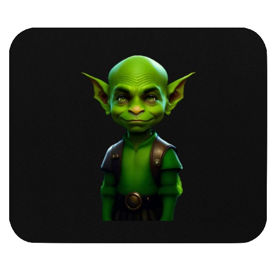 Green Goblin Rascal Embrace the Mischief Mouse Pads