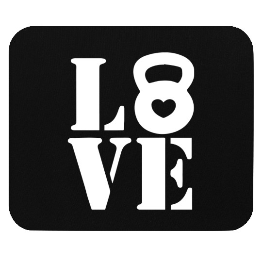 Love Workout Fitness Gym Mouse Pads
