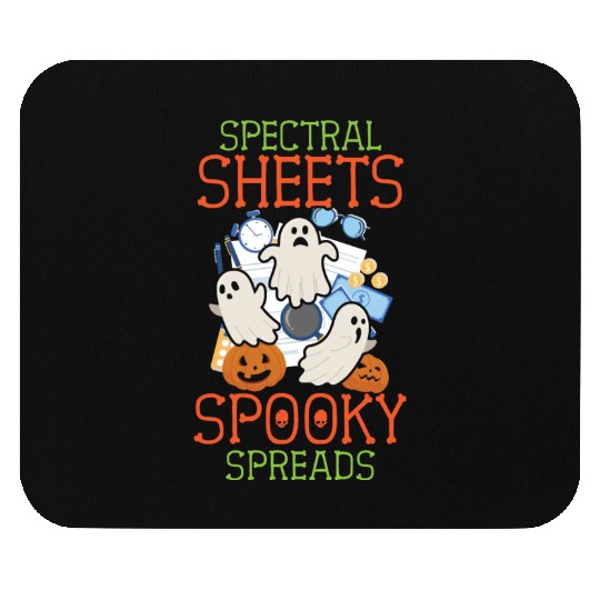 Spectral Sheets Spooky Spreads Scary Halloween Mouse Pads