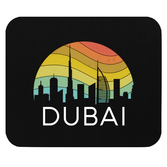 Dubai Skyline City Arab Emirates Uae Arcihtecture Mouse Pads