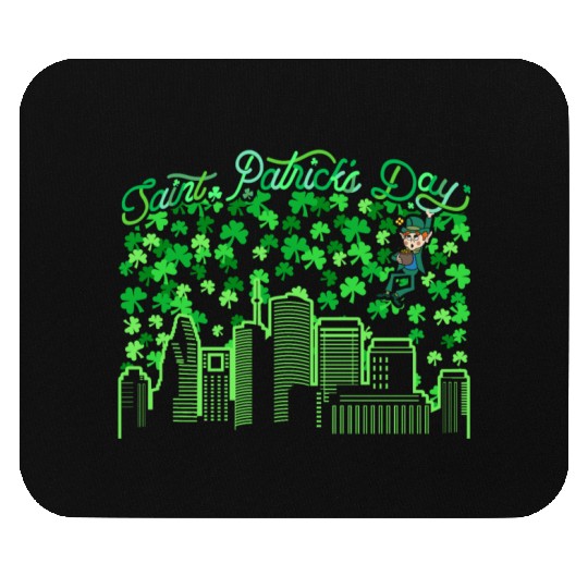 Saint Patrick's Day Houston Texas Mouse Pads