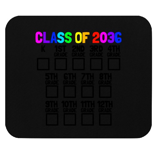 Class Of 2036 Back To School Kindergartengrow with Mouse Pads