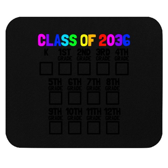 Class Of 2036 Back To School Kindergartengrow with Mouse Pads
