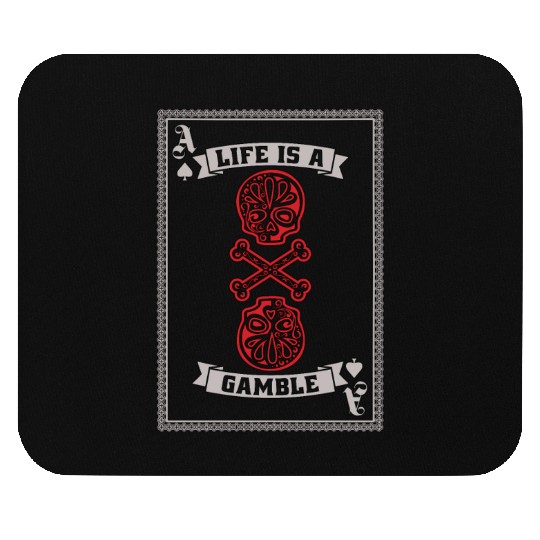 Classic Blackjack Life Is A Gamble Loves Gambling Mouse Pads