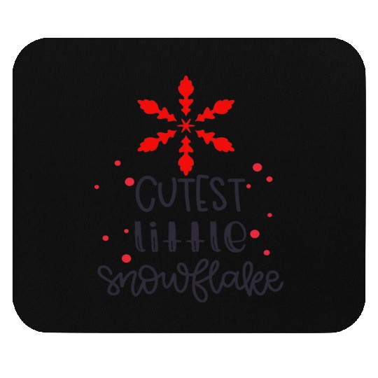 Cutest Snowflake Winter Snow Mouse Pads