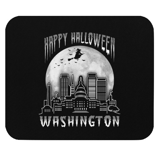 Happy Halloween Washington DC Mouse Pads