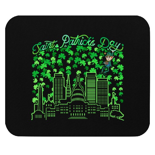 Saint Patrick's Day Washington DC Mouse Pads